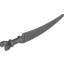 Набор LEGO Minifig Sword [Scythe Blade with Clip Pommel], Темный сине-серый