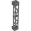 Набор LEGO Support 2 x 2 x 10 Girder Triangular Vertical - Type 3 - Axle Hole, 3 Posts, Темный сине-серый
