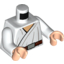Набор LEGO Torso SW Wrap-Around Tunic and Utility Belt with Large Pouch Print / White Arms / Light Flesh Hands, Белый