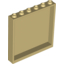 Набор LEGO Panel 1 x 6 x 5, Tan