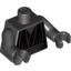 Набор LEGO Torso SW Layered Shirt, White Undershirt, Waist Sash Print / Black Arms / Black Hands, Черный