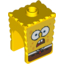 Набор LEGO Minifig Head Modified SpongeBob SquarePants with Open Downturned Mouth Print, Желтый