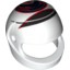 Набор LEGO Minifig Helmet Standard with Ferrari K. Raikkonen Print, Белый