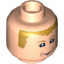Набор LEGO Minifig Head Male Ferrari K. Raikkonen Print [Blocked Open Stud], Light Flesh