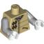 Набор LEGO Torso Hoth Rebel Jacket with Pockets Print / Light Bluish Gray Arms / White Hands, Tan