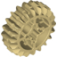 Набор LEGO Technic Gear 20 Tooth Double Bevel with Axle Hole Type 2 [X Opening], Tan