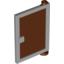 Набор LEGO Door 1 x 4 x 5 Right with Reddish Brown Glass, Светлый сине-серый