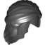 Набор LEGO Minifig Hair Female Mid-Length with Braid around Sides, Черный