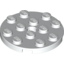 Набор LEGO Plate Round 4 x 4 with Pin Hole, Белый