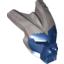 Набор LEGO Bionicle Mask Gavla with Pearl Light Gray Top, Темно-синий
