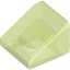 Набор LEGO Slope 30В° 1 x 1 x 2/3 [Cheese Slope], Glow In Dark Trans