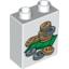 Набор LEGO BRICK 1X2X2 DECO. COINS, Белый
