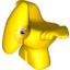Набор LEGO Duplo Dinosaur Pteranodon Baby with Orange Spots around Eyes Print, Желтый
