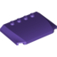 Набор LEGO Wedge 4 x 6 x 2/3 Triple Curved, Темно-фиолетовый