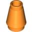 Набор LEGO Cone 1 x 1 [Top Groove], Оранжевый