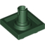Набор LEGO Plate 2 x 2 with Pin on Bottom, Темно-зеленый