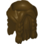 Набор LEGO Minifig Beard, Braided with Hair in Back, Темно-коричневый