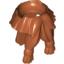 Набор LEGO Minifig Beard, Tied with Hair in Back, Темно-оранжевый