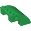 Набор LEGO Slope Curved 4 x 4 x 2 with Holes, Зеленый