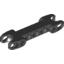 Набор LEGO Technic, Axle and Pin Connector 2 x 7 with Two Ball Joint Sockets, Squared Ends, Черный