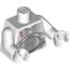 Набор LEGO Torso SW K-3PO Print / White Arms / White Hands, Белый