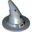 Набор LEGO Minifig Wizards Hat with Gold Buckle and Stars Print, Sand Blue
