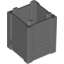 Набор LEGO Container Box 2 x 2 x 2 - Top Opening, Темный сине-серый