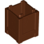 Набор LEGO Container Box 2 x 2 x 2 - Top Opening, Красно-коричневый