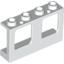 Набор LEGO Window 1 x 4 x 2 Plane, Single Hole Top and Bottom for Glass, Белый