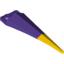 Набор LEGO Plate Special 1 x 2 with Angular Extension and Flexible Yellow Tip [Dark Purple], Темно-фиолетовый