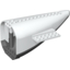Набор LEGO Aircraft Fuselage Curved Aft Section with Dark Bluish Gray Base, Белый