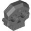 Набор LEGO Skull 1 x 4 x 3 Relief with Two Pins, Темный сине-серый
