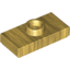 Набор LEGO Plate Special 1 x 2 with 1 Stud with Groove (Jumper), Pearl Gold