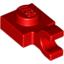 Набор LEGO Plate Special 1 x 1 with Clip Horizontal [Thick Open O Clip], Красный