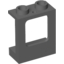Набор LEGO Window 1 x 2 x 2 Plane, Single Hole Top and Bottom for Glass, Темный сине-серый