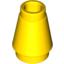 Набор LEGO Cone 1 x 1 [Top Groove], Желтый