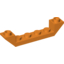 Набор LEGO Slope Inverted 45В° 6 x 1 Double with 1 x 4 Cutout, Оранжевый