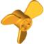 Набор LEGO Propeller 3 Blade 3 Diameter, Bright Light Orange