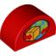 Набор LEGO CURVE 2X4X2, DEC.CARGO LOGO, Красный