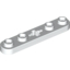 Набор LEGO Technic Plate 1 x 5 with Smooth Ends, 4 Studs and Centre Axle Hole, Белый