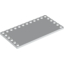 Набор LEGO Tile Special 6 x 12 with Studs on Edges, Белый