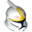Набор LEGO Minifig Helmet Clone Trooper with Holes, Clone Pilot Print, Белый
