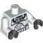 Набор LEGO Torso Clone Pilot Armour Flight Suit Print / White Arms / Black Hands, Белый