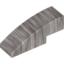 Набор LEGO Slope Curved 3 x 1 No Studs, Серебристый металлик