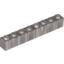 Набор LEGO Brick 1 x 8, Серебристый металлик