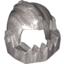 Набор LEGO Minifig Helmet with Jagged Jaw, Серебристый металлик