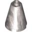 Набор LEGO Cone 2 x 2 x 2 [Completely Open Stud], Серебристый металлик