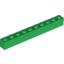 Набор LEGO Brick 1 x 10, Зеленый