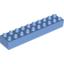 Набор LEGO Duplo, Brick 2 x 10, Medium Blue