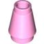 Набор LEGO Cone 1 x 1 [Top Groove], Ярко-розовый